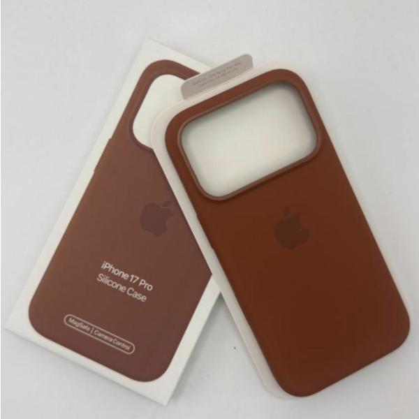 iPhone17pro シリコンケース テラコッタ MagSafe対応 アップル アイフォン 並行輸入品 ケースa