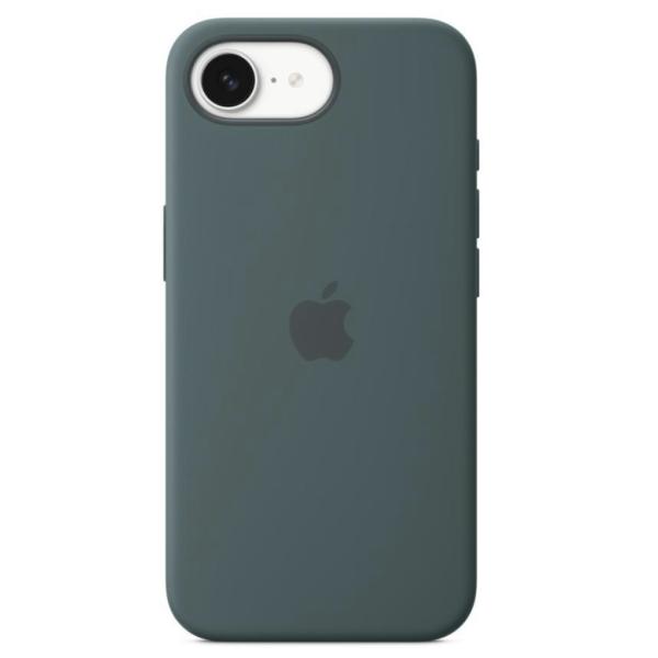 iPhone 16e シリコーンケース - レイクグリーン  MagSafe対応 アップル アイフォン 並行輸入品 ケースa