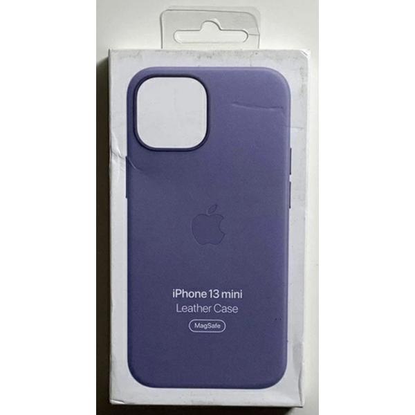 iPhone 13 mini レザーケース・ウィステリア  MagSafe対応 アップル アイフォン 並行輸入品 ケースa