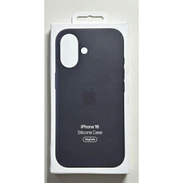 iPhone 16 シリコンケース・ブラック MagSafe対応 アップル アイフォン 並行輸入品 ケース