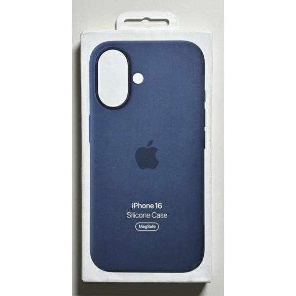 iPhone 16 シリコンケース・デニム MagSafe対応 アップル アイフォン 並行輸入品 ケース