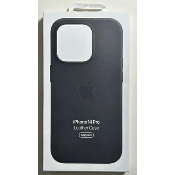 iPhone 14 Pro レザーケース・ミッドナイト   MagSafe対応 アップル アイフォン 並行輸入品 ケースa