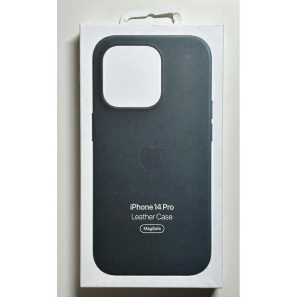 iPhone 14 Pro レザーケース・フォレストグリーン MagSafe対応 アップル アイフォン 並行輸入品 ケースa