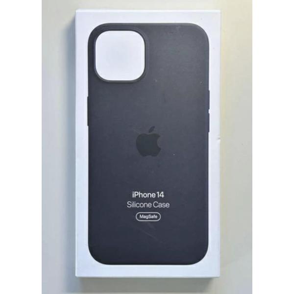 iPhone 14 シリコンケース・ミッドナイト  MagSafe対応 アップル アイフォン 並行輸入品 ケースa