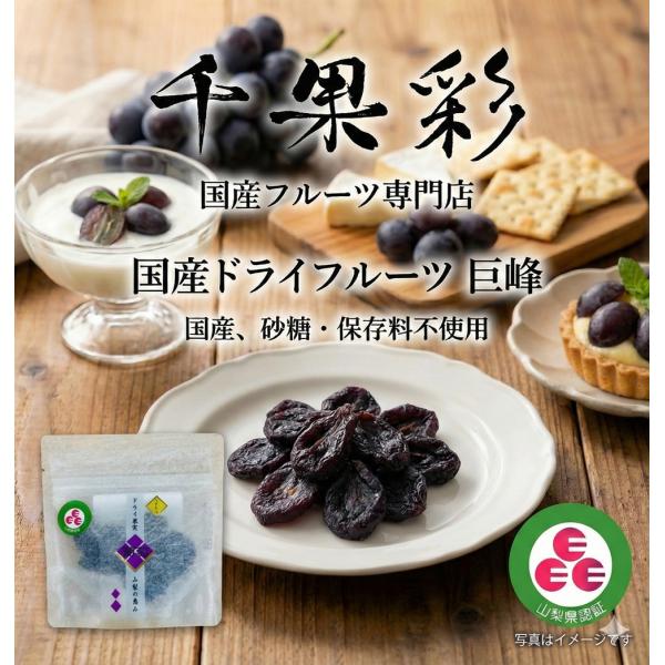 新パッケージ 山梨県産 巨峰 砂糖・保存料不使用 国産ドライフルーツ