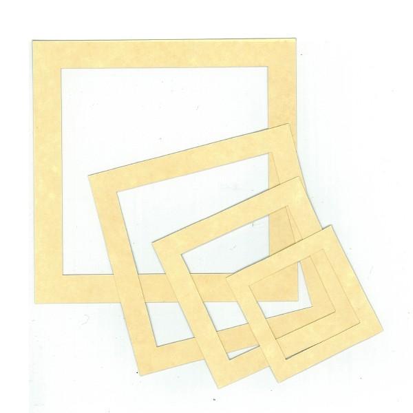 ギフト対応：可ネコポス：可（20点まで）●クラフト素材名称　トランスパレントペーパー用フレーム（スクエア） OM023素材　紙ブランド　おもちゃ箱