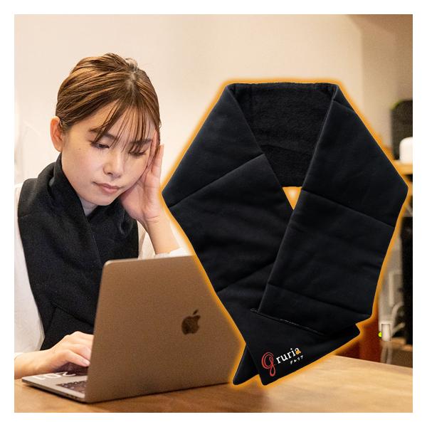 【サイズ】幅125×長さ840mm【材質】表地：綿95％、ポリウレタン5％　●中綿：ポリエステル100％●裏地：綿84％、ポリエステル16％（国産　天然鉱石　加工）【生産国】中国