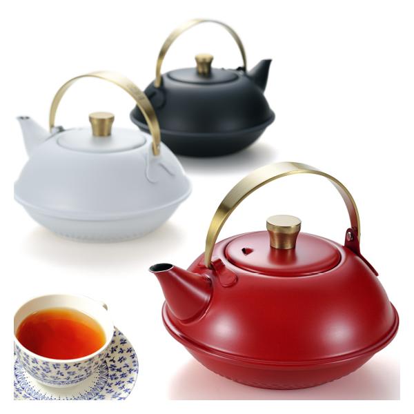 ステンレス製 コンパクト 急須 KALINKA ティーポット 日本製 茶こし