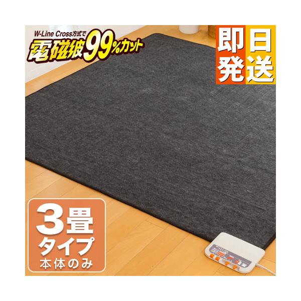 ゼンケン 電磁波カット 電気ホットカーペット 3畳タイプ本体のみ ZCB-30P zenken ゼンケン 電気ホットカーペット 単体 《3畳タイプ》 ZCB