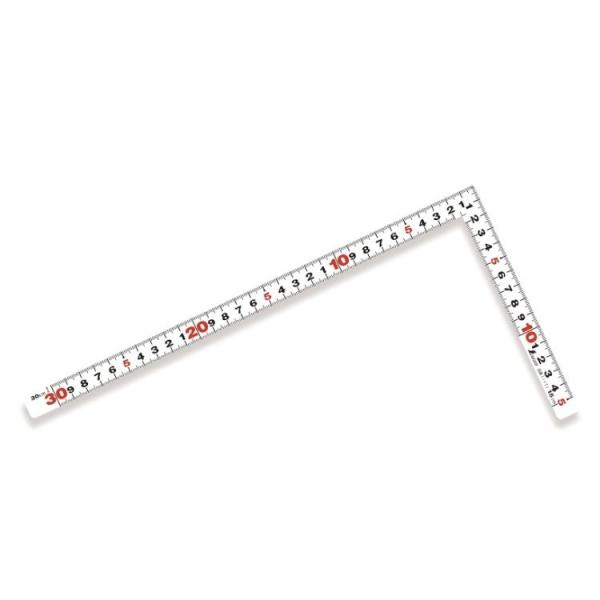 シンワ測定   曲尺平ぴた ホワイト ３０cm 表裏同目 11171