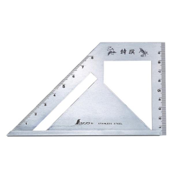 特長●止型定規として、また完全スコヤとして、1台2役になります。●片面で左右・45°の墨付けができます。仕様●台の長さ×巾×厚さ 163×15×5mm●全長×高さ×厚さ 170×100×1.5mm●製品質量 177ｇ●角度精度 45°：10...