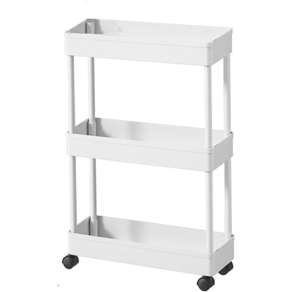 キッチンワゴン 隙間収納 キャスター付き 13cm ペットボトルラック