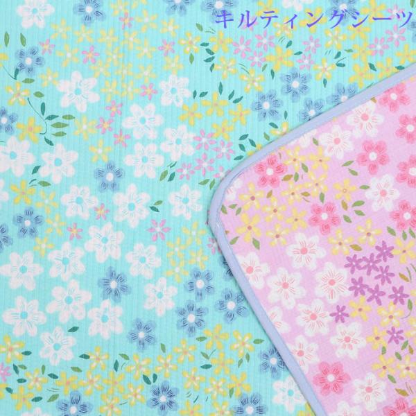キルティングシーツ 花畑 シングル140×195cm シーツ リバーシブル ベットカバー ベッドカバー イブル 寝具 韓国 布団 お昼寝 プレゼント ギフト