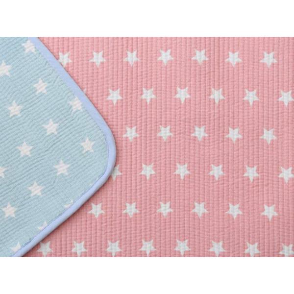 キルティングシーツ 星スター シングル140×195cm シーツ リバーシブル ベットカバー ベッドカバー イブル 寝具 韓国 布団 星 スター かわいい お昼寝