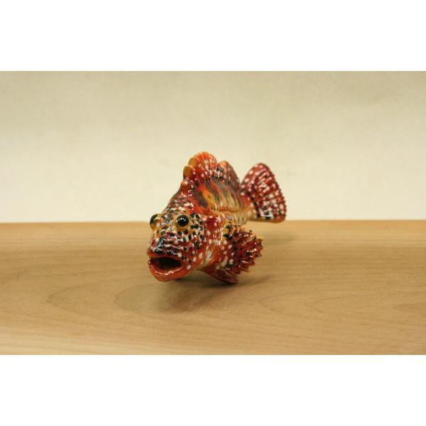 女流陶芸家　永見陶節　魚の陶芸品　ハゼ　カジカ　オコゼ 置物 工芸品　管mpr上 女流陶芸家 永見陶節 魚の陶芸品 ハゼ カジカ オコゼ 置物 工芸
