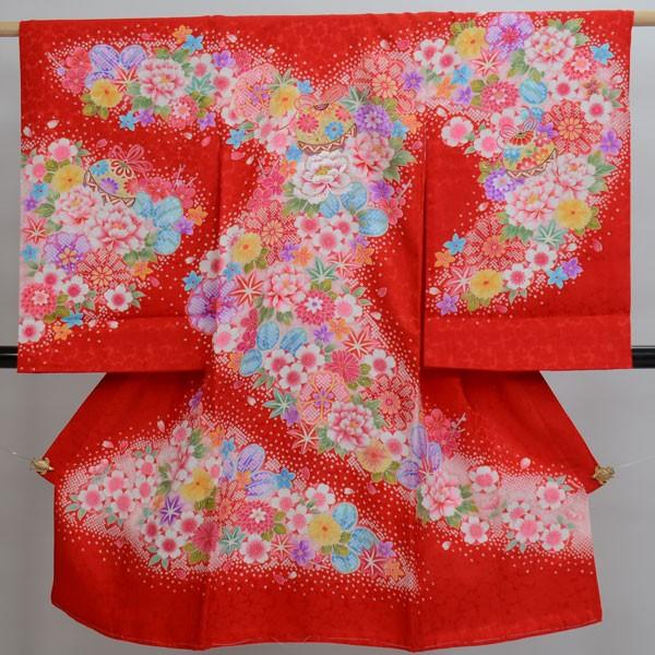 お宮参り のしめ 新品 女の子 正絹 女児 祝着 NO22996