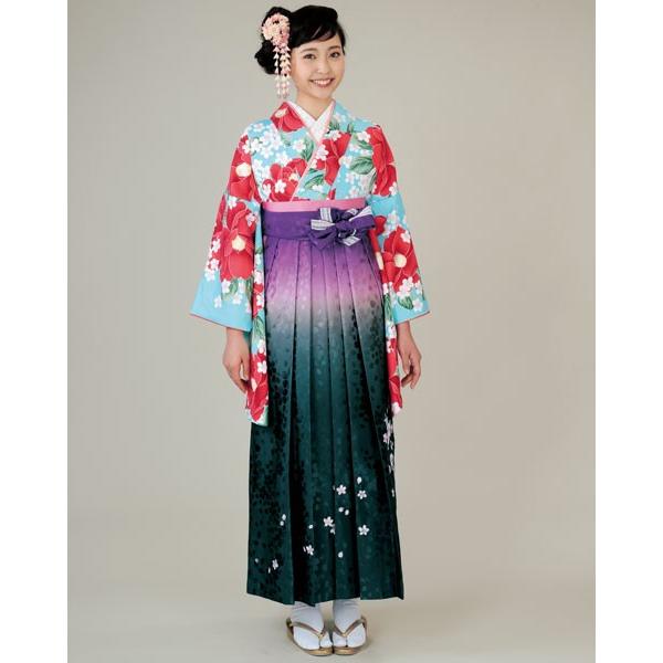 着物袴セット 女児女の子用 アッシュ エル H・L 〜大人用をジュニア用 
