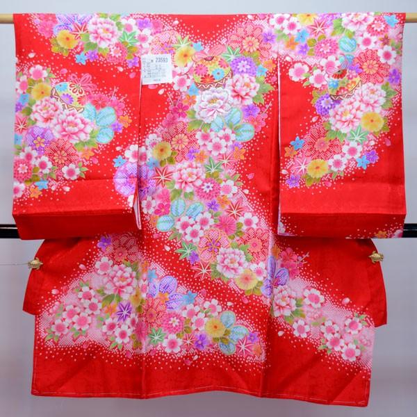 お宮参り産着 女児 女の子 正絹 のしめ 祝着 初着 綸子 豪華絢爛 新品 
