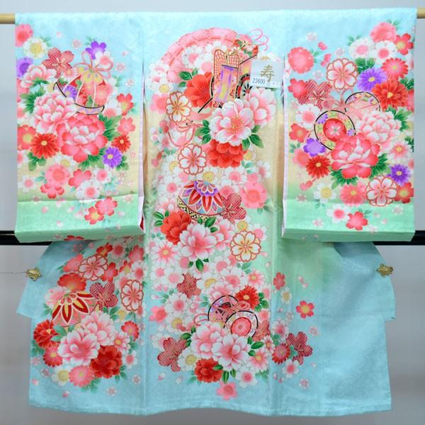 お宮参り産着 女児 女の子 正絹 のしめ 祝着 初着 豪華絢爛 刺繍 新品 