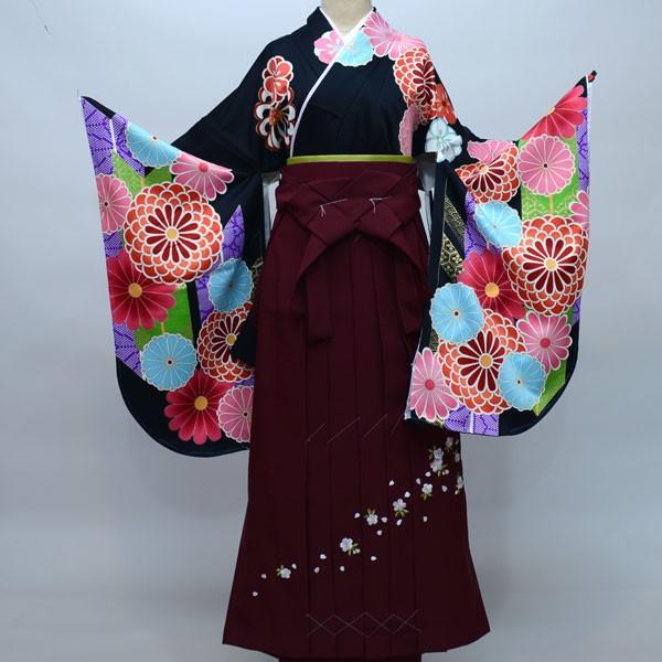 着物袴セット ジュニア用へ直し135cm〜143cm From KYOTO 卒業式に