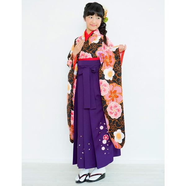 着物袴セット ジュニア用 145cm〜154cm 着物のブランド：小町 半衿の色 