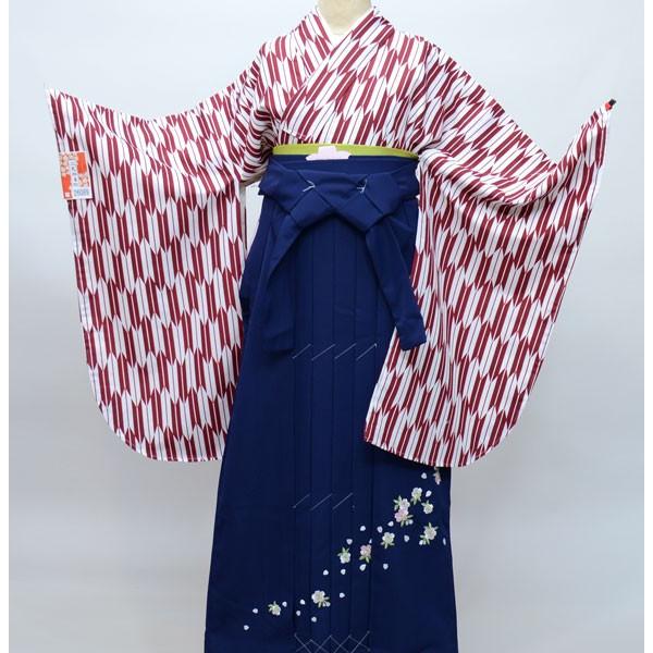 二尺袖 着物袴 フルセット 矢羽柄 矢絣 赤色 袴変更可能 卒業式に 新品 株 安田屋 R 260 安田屋呉服店 通販 Yahoo ショッピング