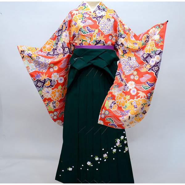 二尺袖 着物 袴フルセット ジュニア用へ直し 135cm〜150cm 和遊日  