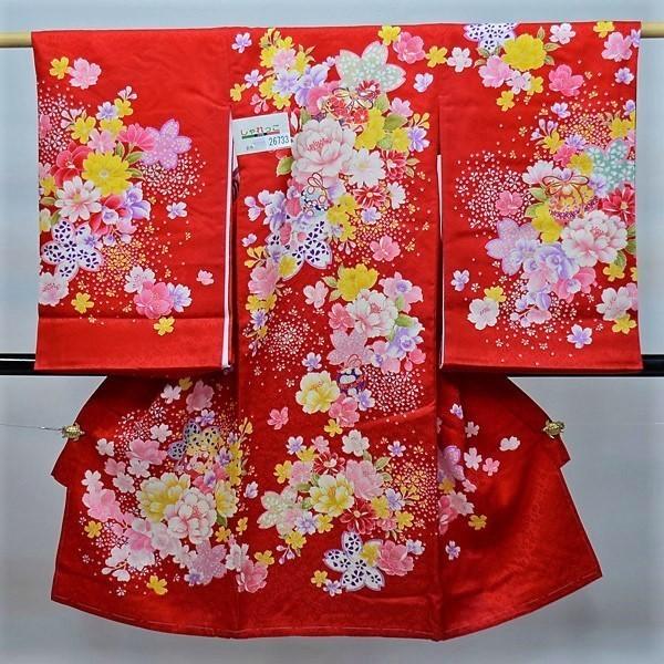 お宮参り産着 女児 女の子 正絹 日本製 のしめ 祝着 初着 一つ身 綸子 