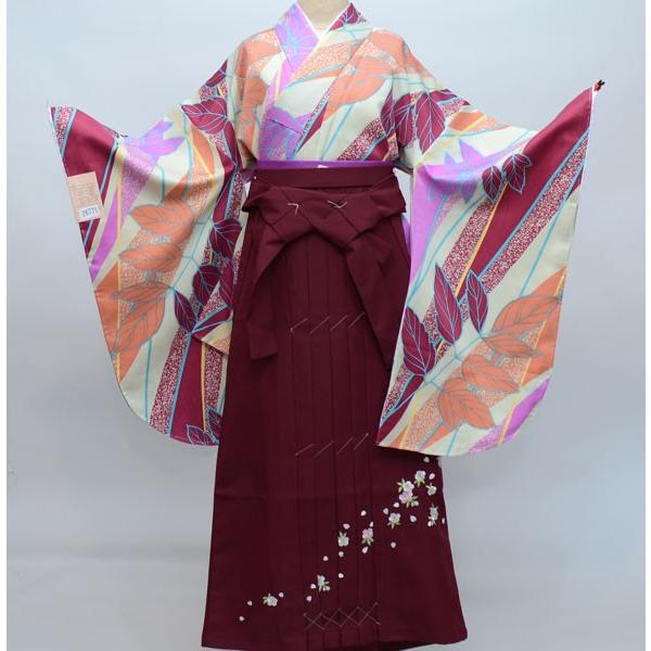 二尺袖 着物袴 フルセット 古都小町 着物丈は着付けし易い 二尺袖 着物袴 フルセット 古都小町 着物丈は着付けし易い