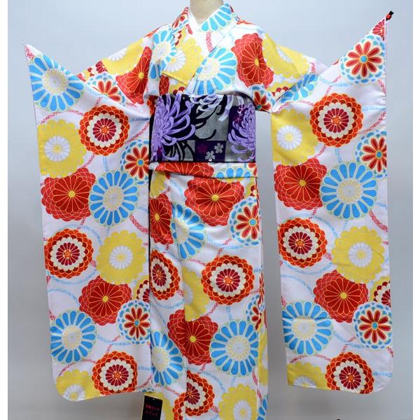 振袖着物・帯・襦袢 3点セット 着物は玉城ティナ×キスミス 刺繍入りの  