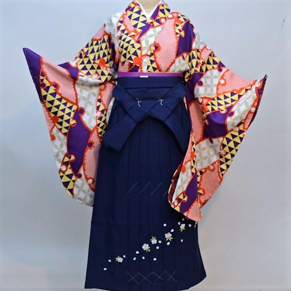 着物袴セット ジュニア用へ直し 144cm〜150cm 豪華絢爛 新品（株）安田 
