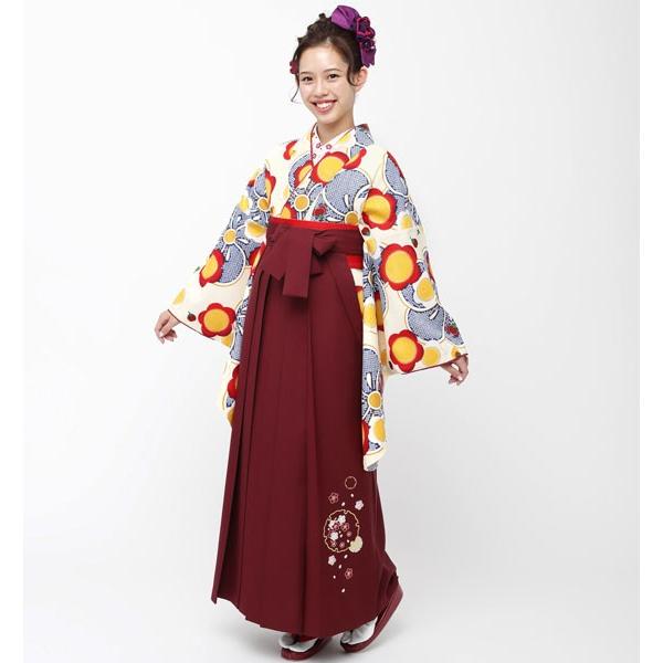 二尺袖 着物 袴フルセット 夢千代 2019年モデル 着物丈は着付けし易い