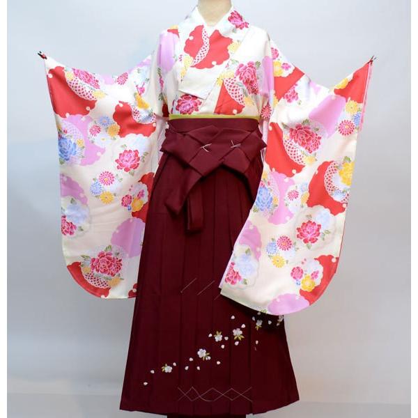 着物袴セット ジュニア用 適応身長140cm〜158cm ショート丈 卒業式