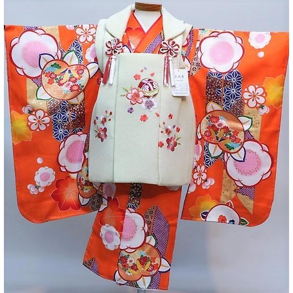 七五三 3歳 3才 三才 三歳 女児 女の子 被布 着物フルセット 被布と