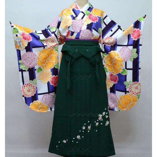二尺袖 着物 袴フルセット 和遊日 袴変更可能 卒業式 NO31760