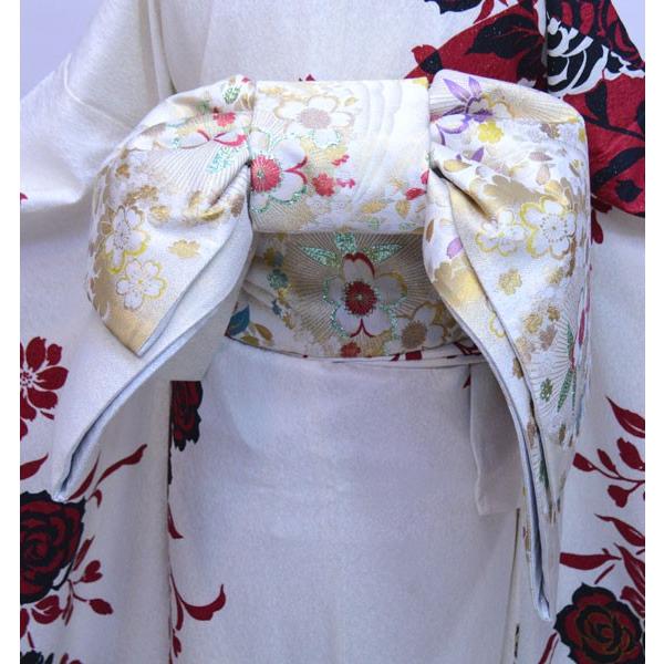 袋帯 正絹 西陣織 花文庫 作り帯 結び帯 着付け不要 新品 株 安田屋 L 安田屋呉服店 通販 Yahoo ショッピング