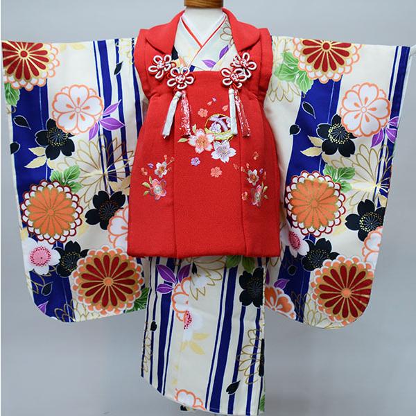 七五三 三歳 三才 女児 被布着物フルセット 染め加工日本 女の子 3歳 3 