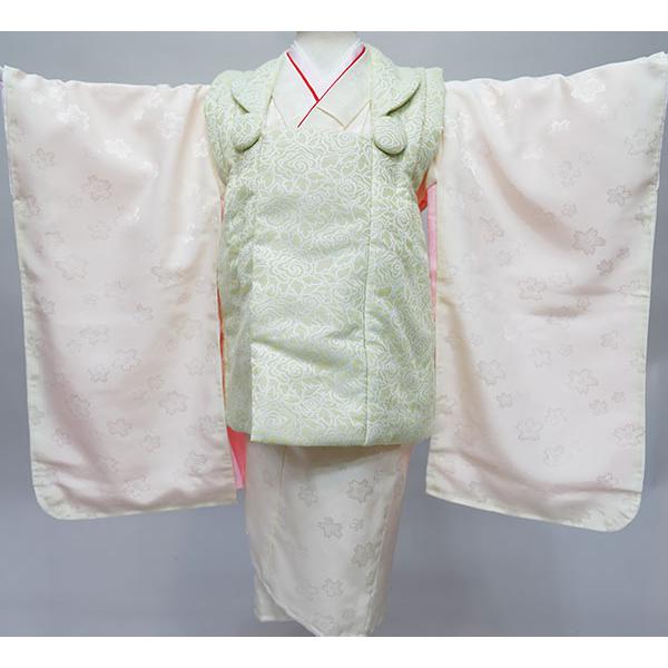 七五三 3歳 3才 三歳 三才 女児 女の子 被布 着物 フルセット 着物地は 