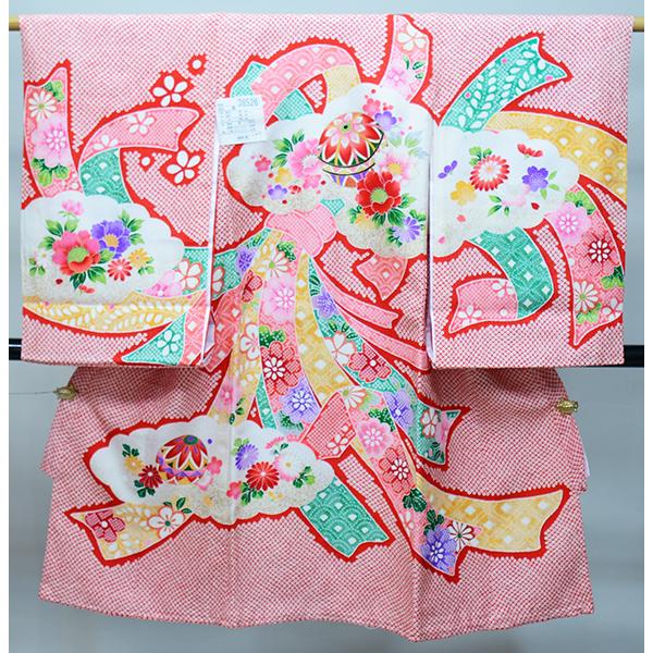 お宮参り 産着 のしめ 女児 女の子 正絹 綸子地 日本製 豪華絢爛