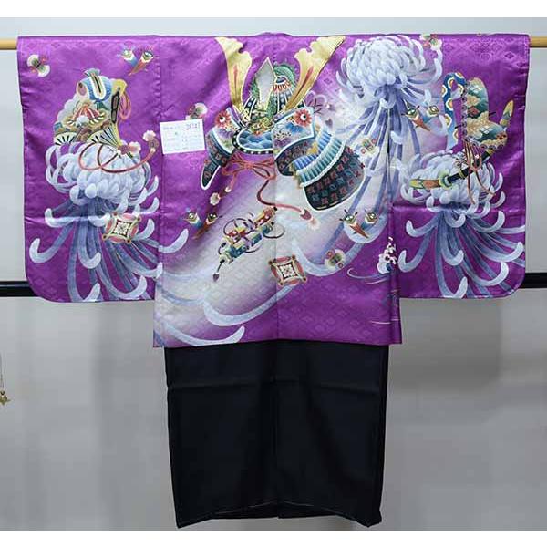 七五三 五歳 男児 羽織・着物・襦袢3点セット 豪華絢爛 金刺繍 七五三 五歳 男児 羽織・着物・襦袢3点セット 豪華絢爛 金刺繍
