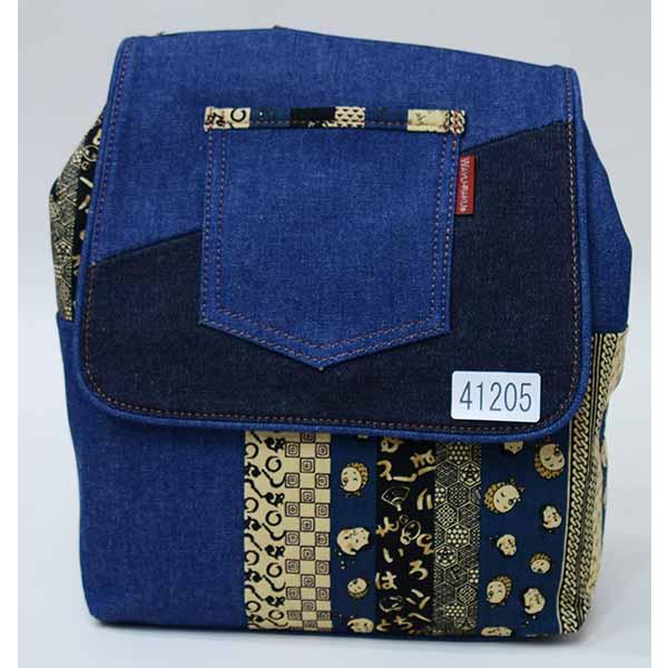 ダコタ　デニムパッチワークリュック　バックパック　レディース　希少品 ダコタ デニムパッチワークリュック バックパック レディース