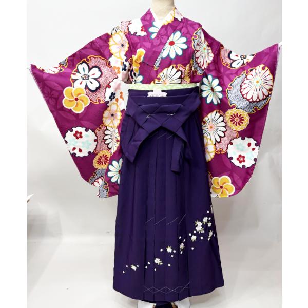 二尺袖 着物袴フルセット ジュニア用へ直し 135～150cm 黒色 袴変更可能 二尺袖 着物袴フルセット ジュニア用へ直し 135～150cm 黒色 袴変更