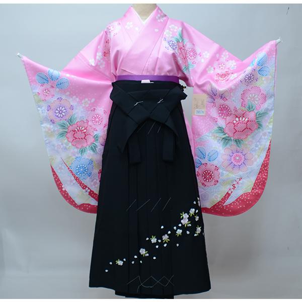 二尺袖 着物 袴フルセット From KYOTO 着物丈は着付けし易いショート丈 