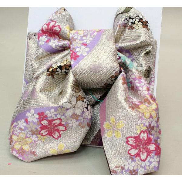 株）安田屋 新品正絹西陣織袋帯☆結び帯☆花文庫☆着付け不要  