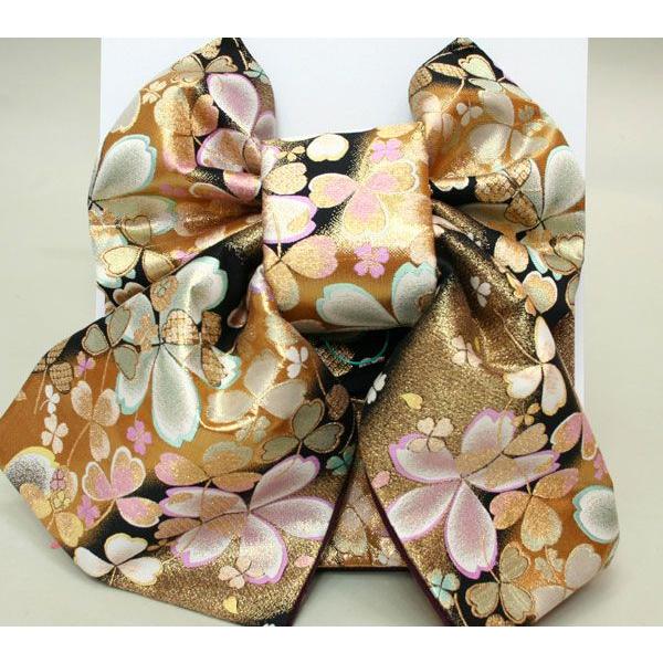 株）安田屋 新品正絹西陣織袋帯☆結び帯☆花文庫☆着付け不要  