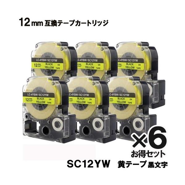 LOWp SC12YW ev PRO SC12YW 6Zbg݊ e[vJ[gbW e[v  S 12mm 