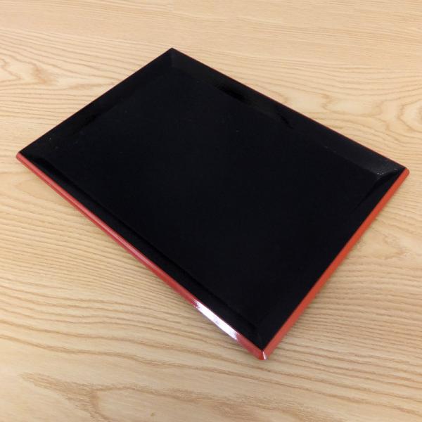 富士長手木目盆 黒渕朱 尺1寸 ABS樹脂 : 厨房用品 安吉 - 通販 - Yahoo