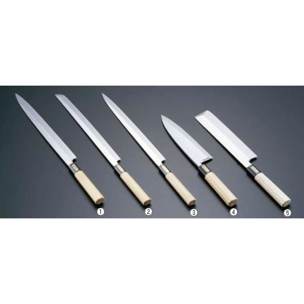 佐文 本焼 鏡面仕上 玉白鋼全鋼 柳刃 佐文 本焼 鏡面仕上 玉白鋼全鋼 柳刃