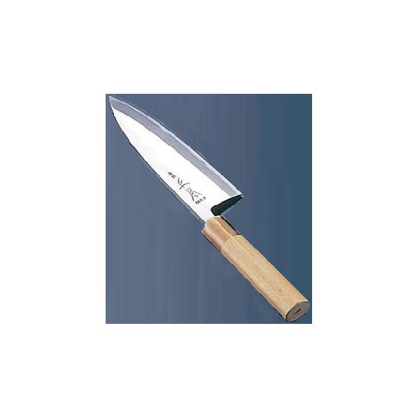 正本 本霞・玉白鋼 出刃庖丁(片刃) 21cm【代引き不可】 : 厨房用品