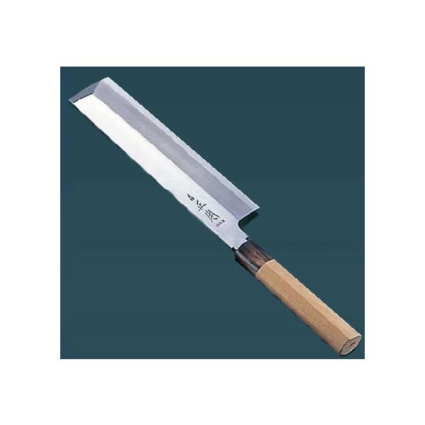正本 本霞・玉白鋼 東型薄刃庖丁(片刃) 22.5cm【代引き不可】 : 厨房